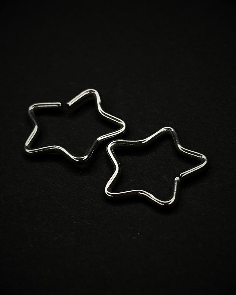 120 Star Seamless Ring – Silver - Image 1