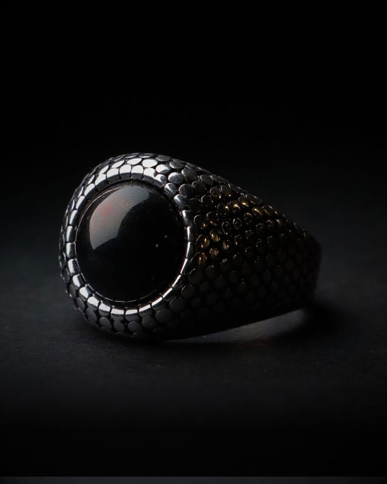 Obsidian Core Signet Ring