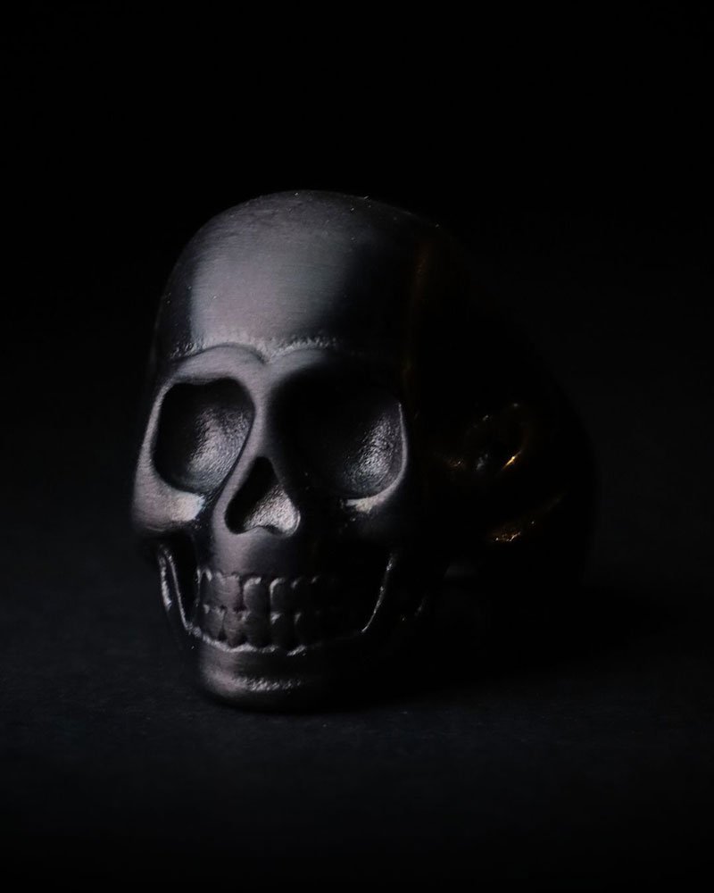 Nightfall Matte Skull Ring